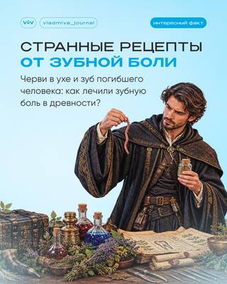 Древнеримские рецепты от зубной боли: от земляных червей до зубов.